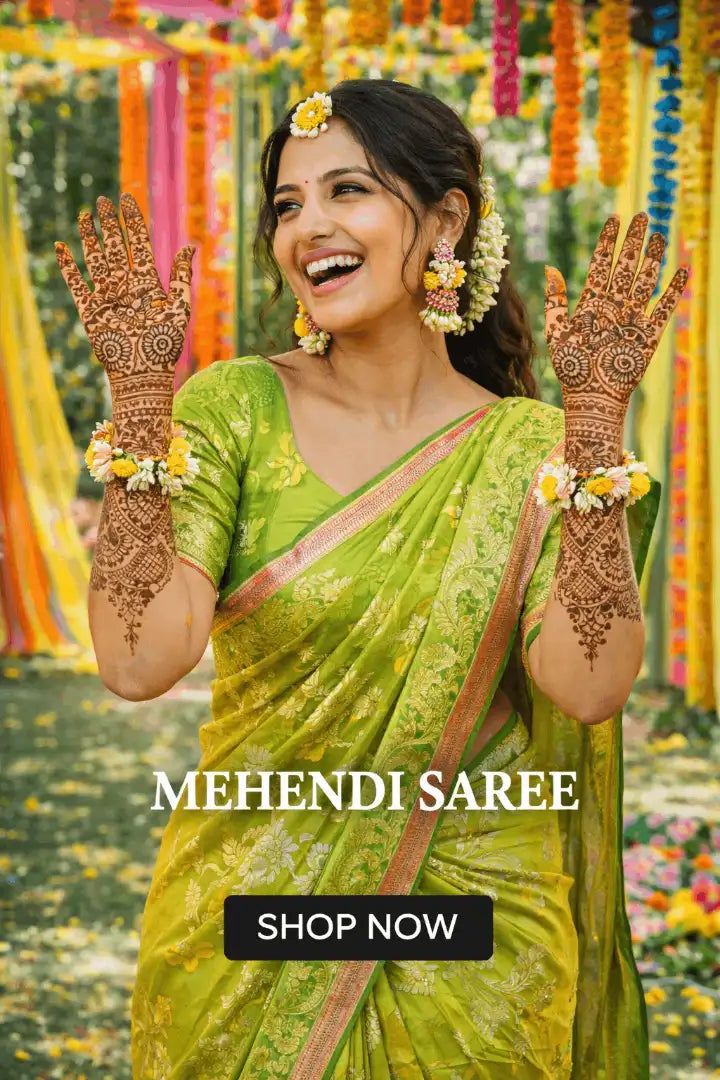 Mehendi Saree