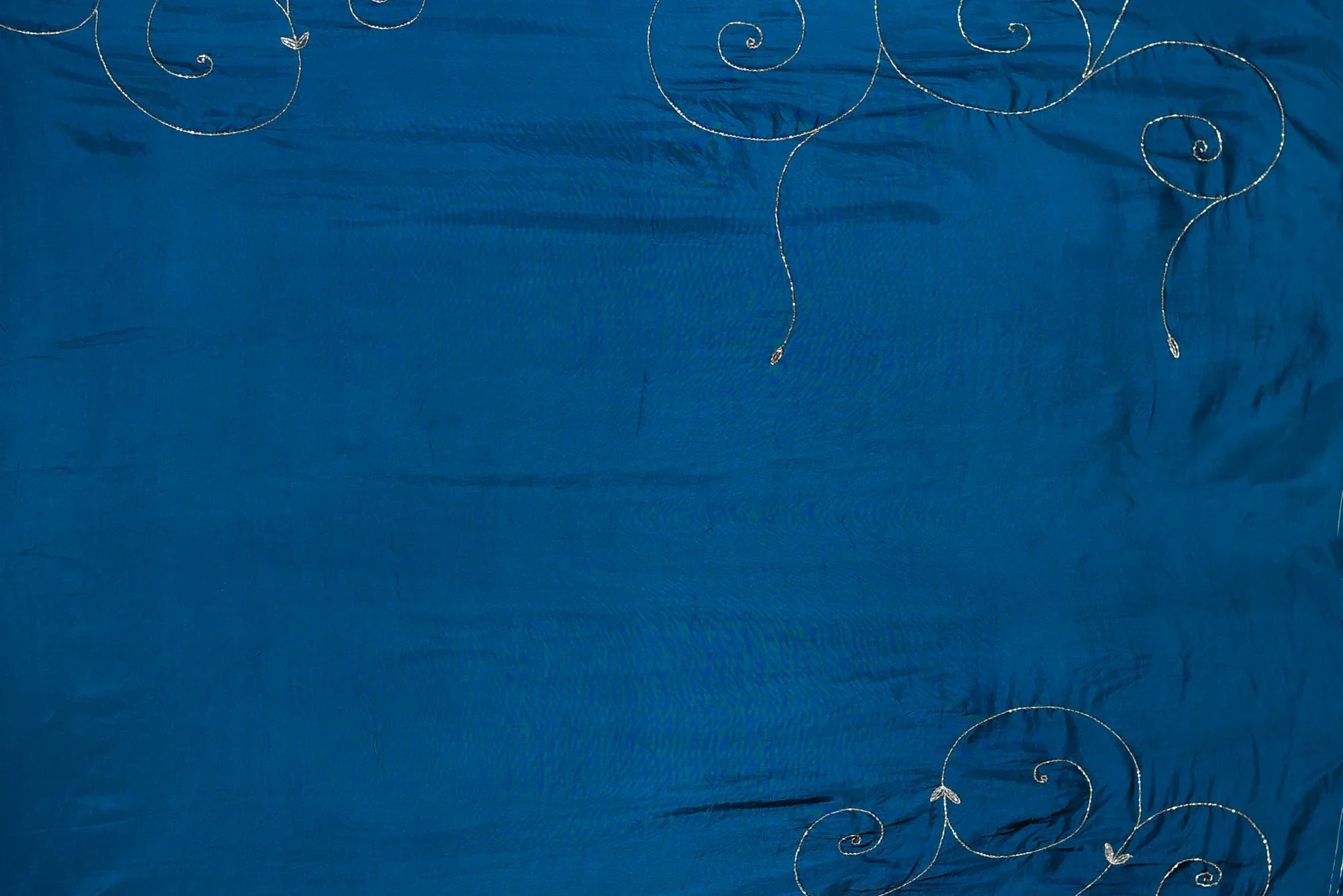 Green Dola Silk Saree with Handcrafted Zari Work and Banarasi Border